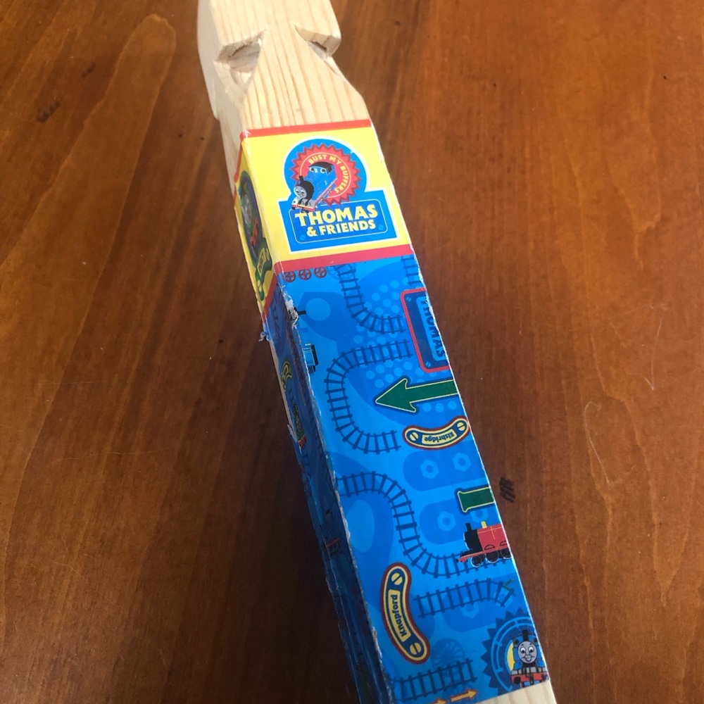 Thomas & Friends Blue and Yellow Wooden Train Whistle